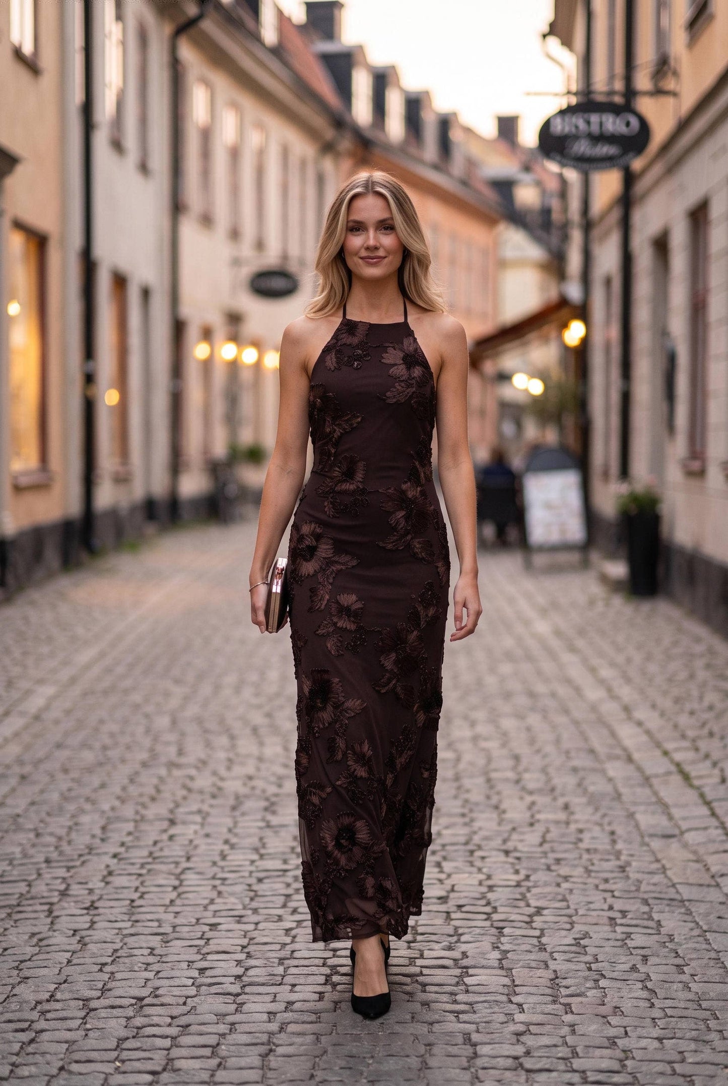 TEXTURED TAVERNA DRESS