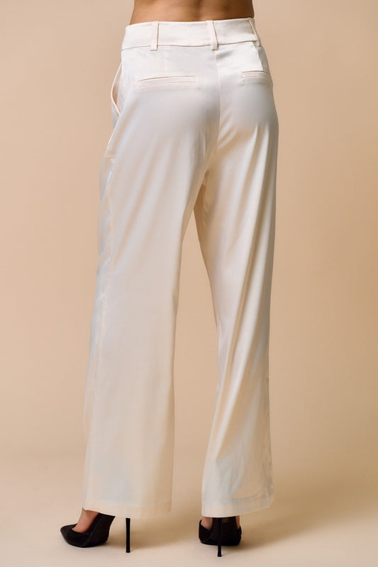 LUXURIOUS SILKY SATIN PANTS
