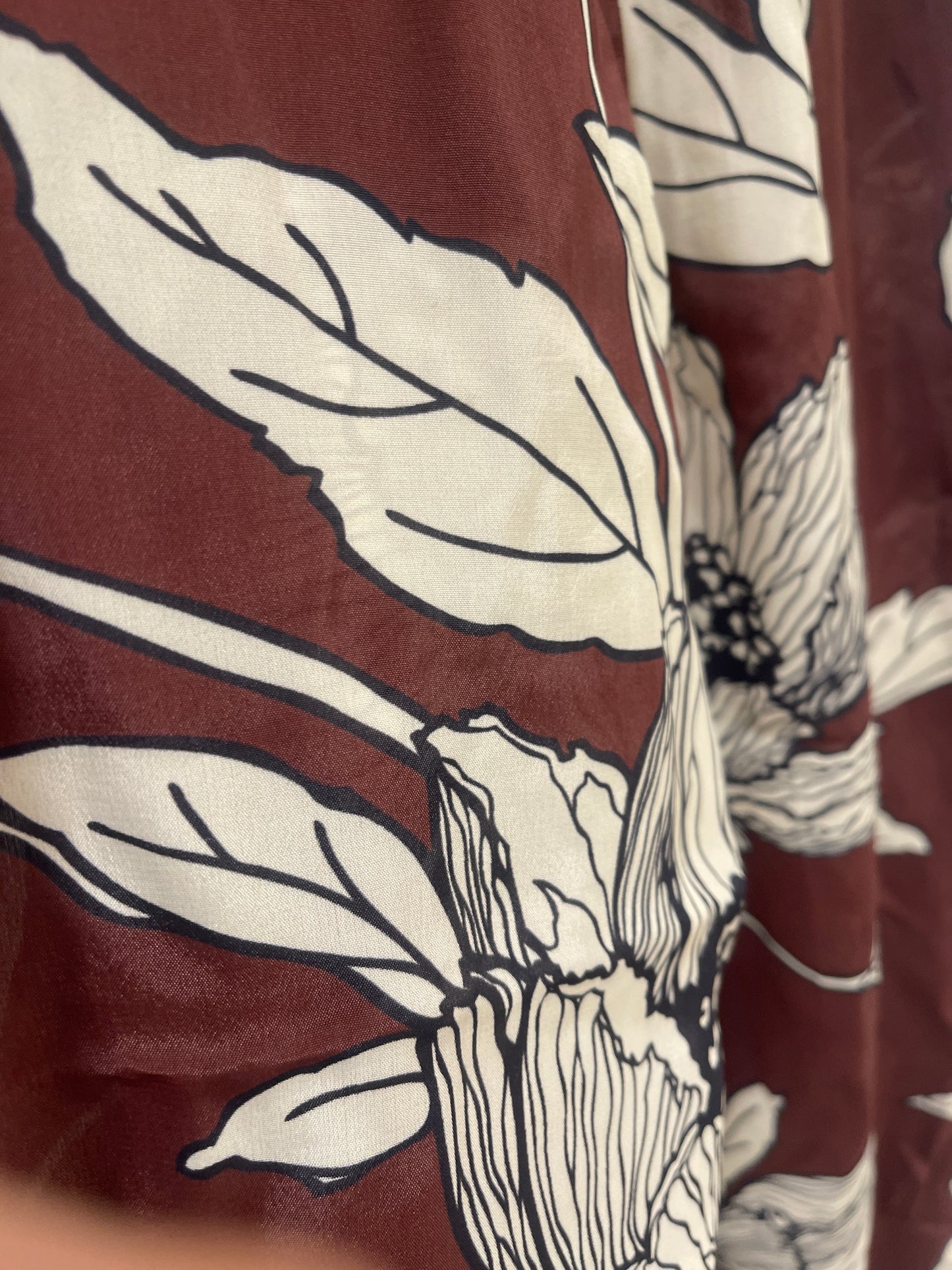 BROWN WATERLILY PARACHUTE PANT