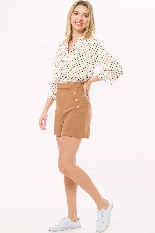 DEB'S HIGH WAISTED SAILOR SHORTS