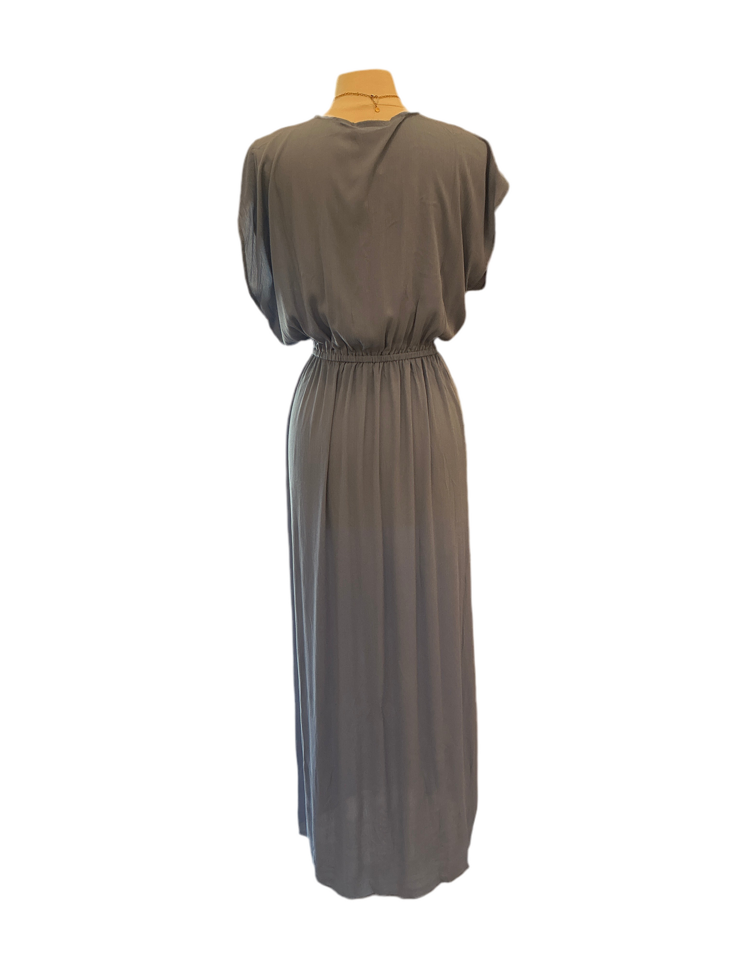 SYDNEY'S FRONT WRAP COVER-UP MAXI DRESS