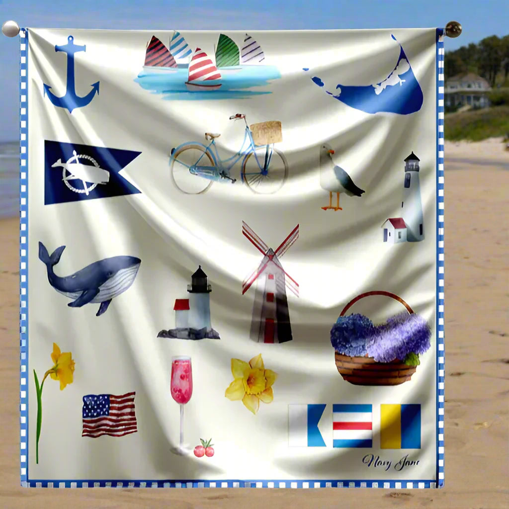NANTUCKET SILK SCARF