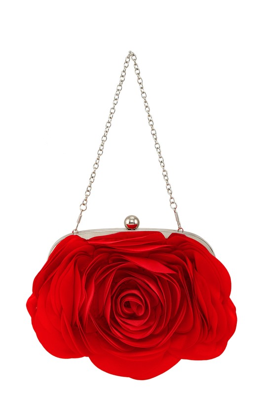 ROSE FLOWER CLUTCH