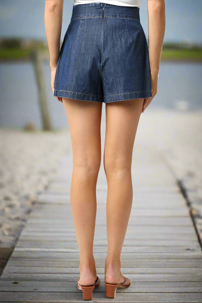 UPTOWN GIRL DENIM SHORTS