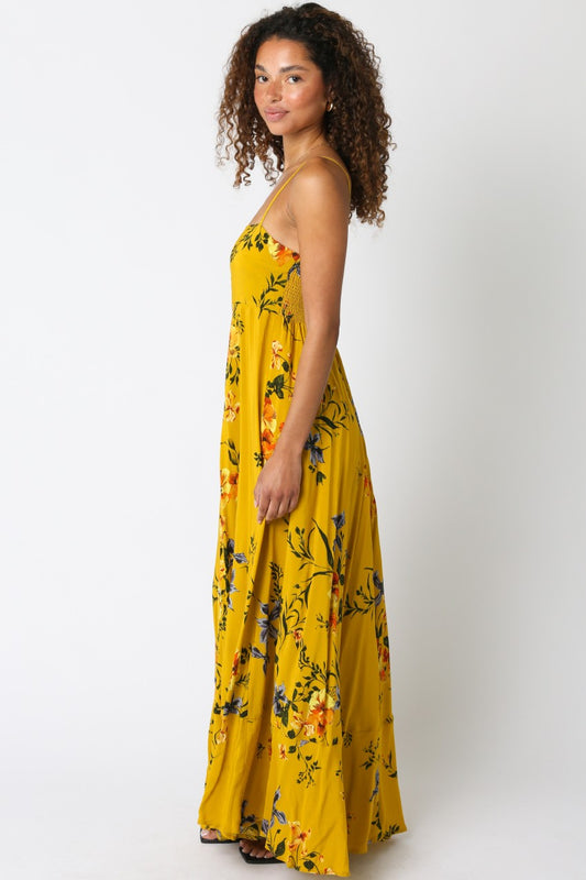SELENA FLORAL MAXI DRESS