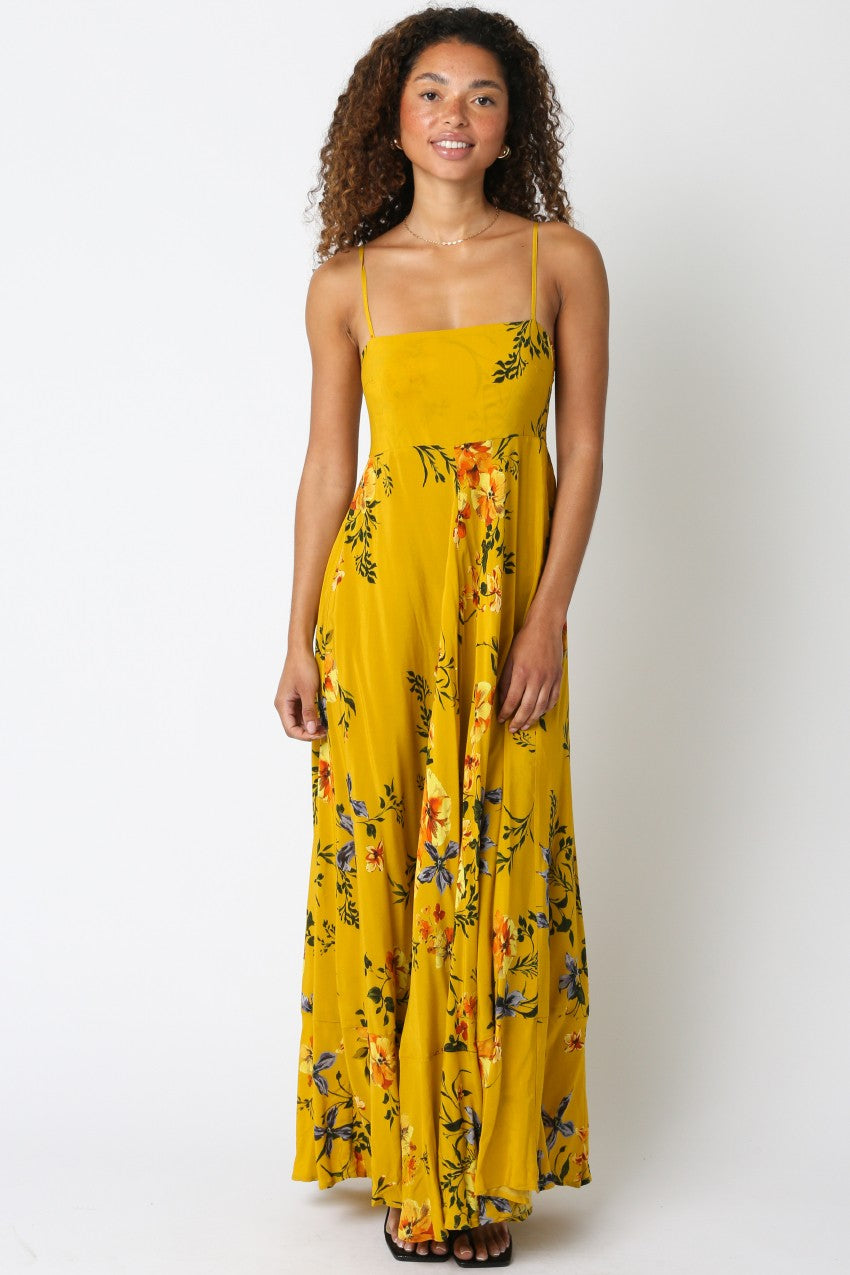 SELENA FLORAL MAXI DRESS