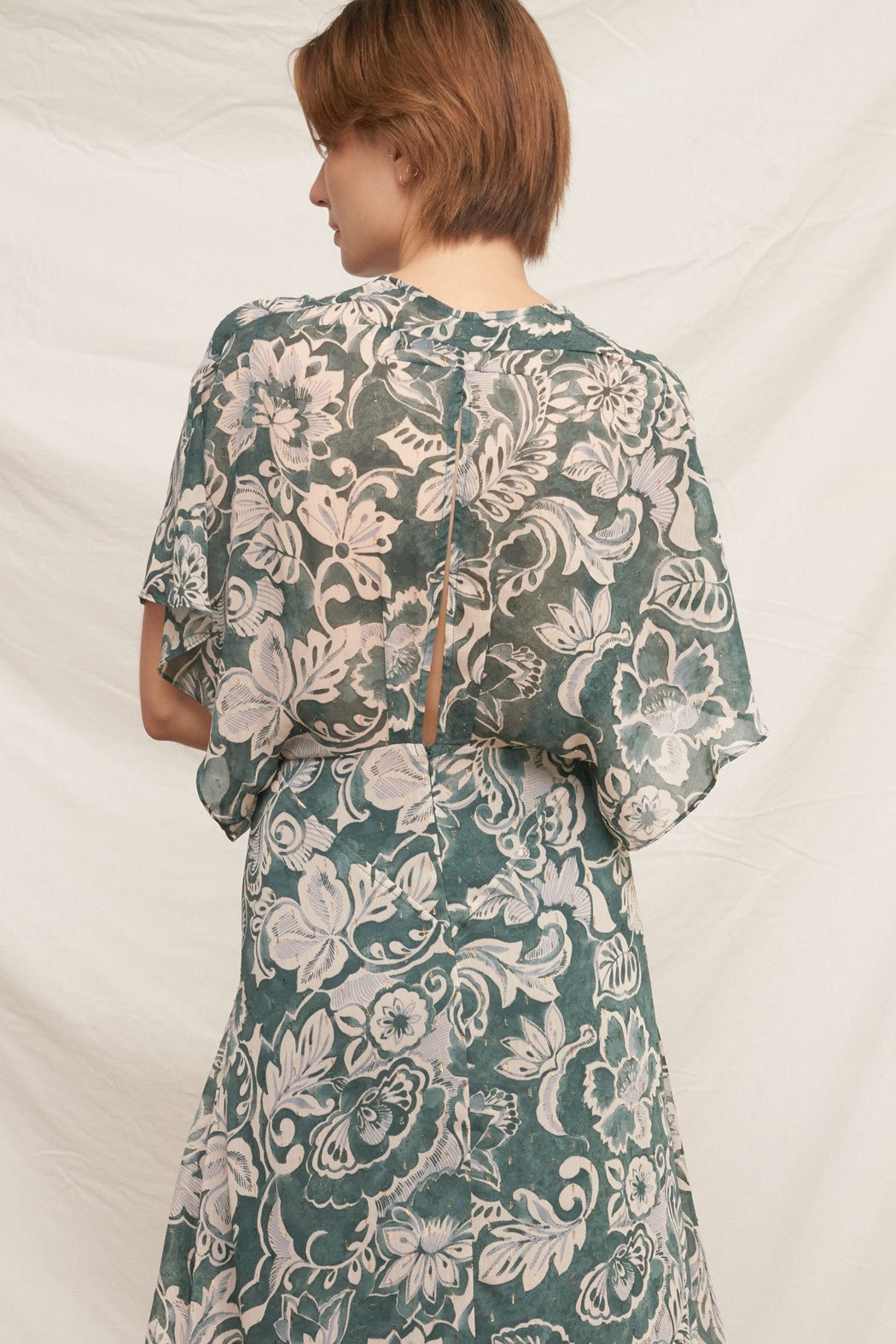 ISLA KIMONO SLEEVE MAXI DRESS