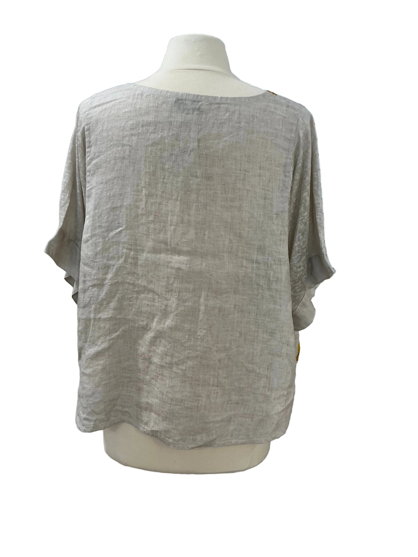 PRATO LEMON LINEN BLOUSE