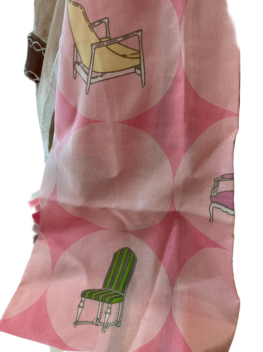 CHAIRS IN CIRCLES SCARF