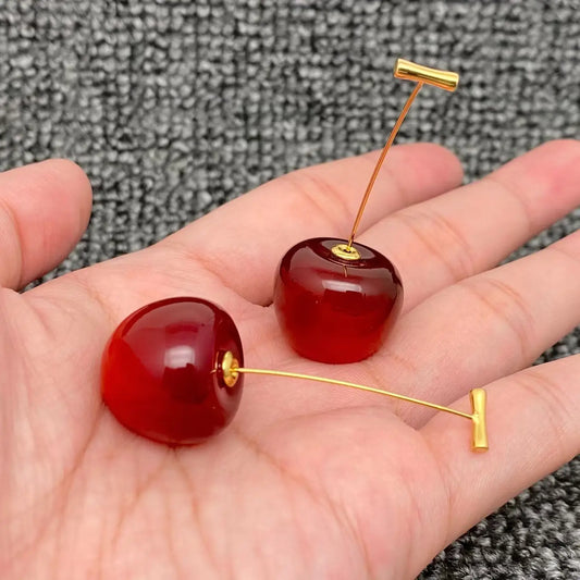 CHERRY DROP EARRINGS