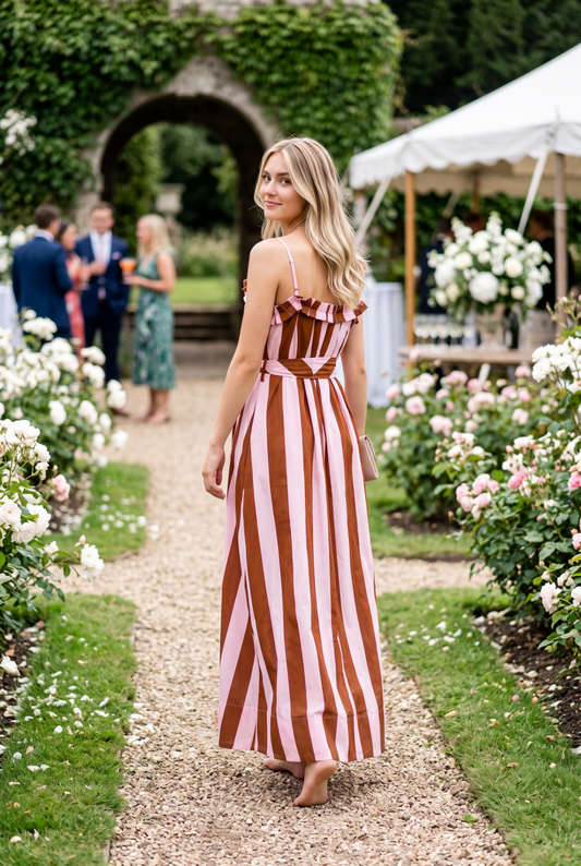 TASKET STRIPE DRESS