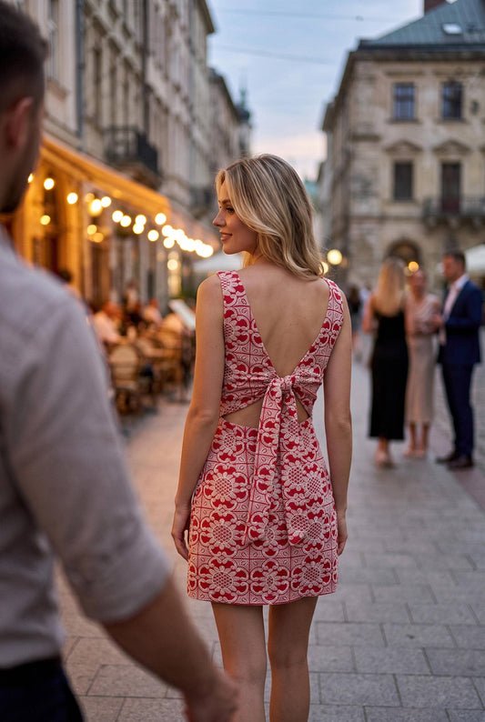 SUNDIAL LINEN DRESS