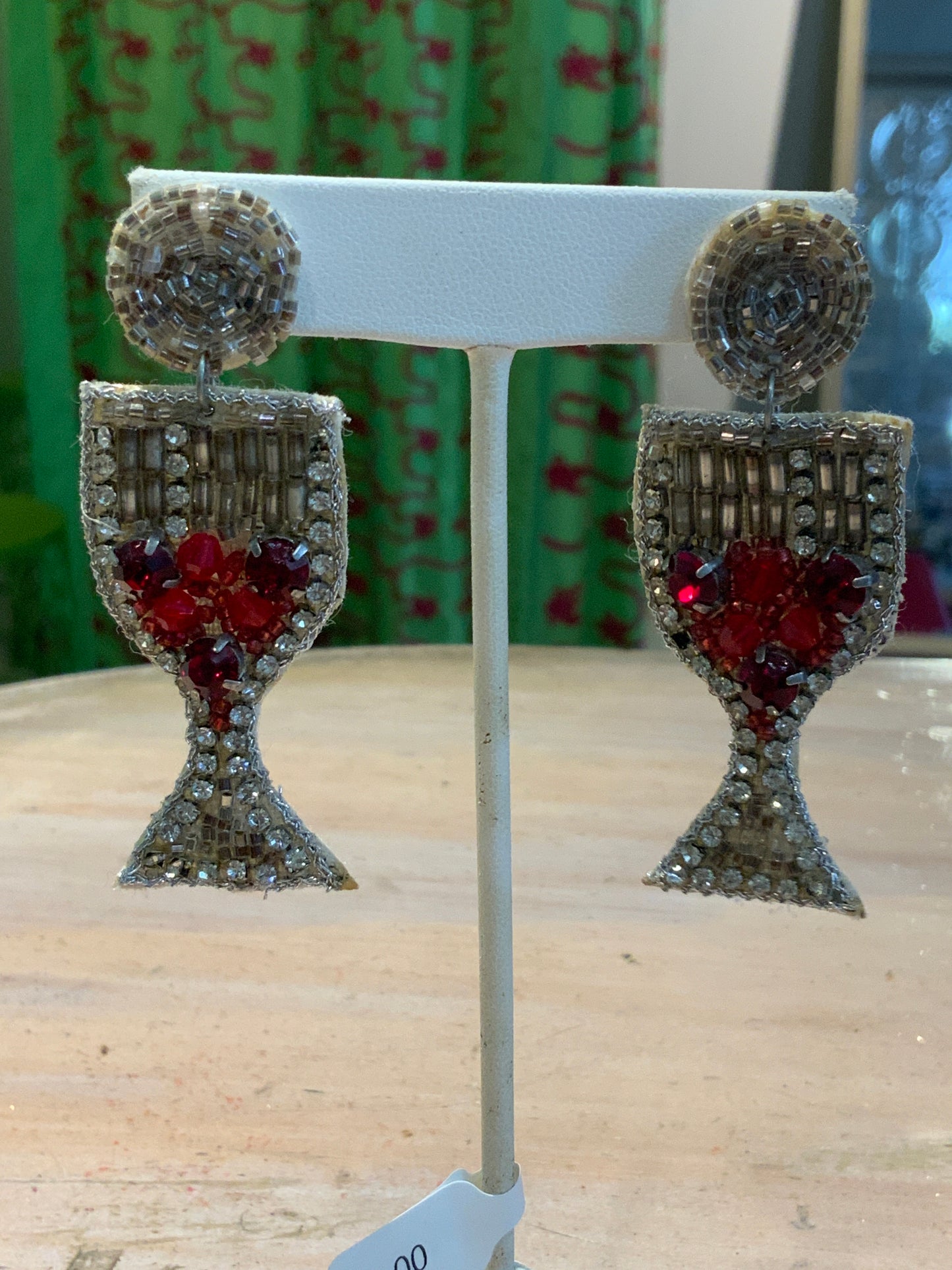 WINE GOBLET EARRINGS