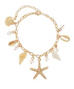 SEA CREATURE MULTI CHARM BRACELET