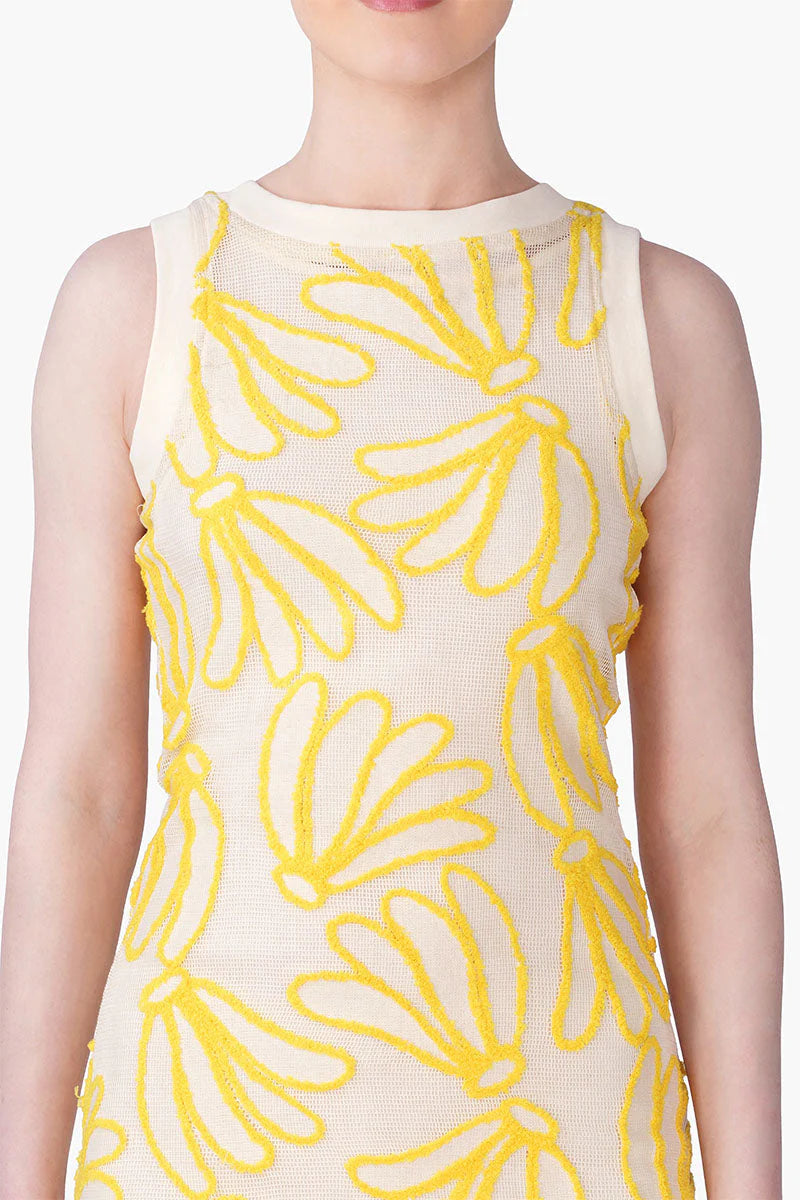 GOLDEN HOUR EMBROIDERED DRESS