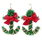 CHRISTMAS ANCHOR EARRINGS