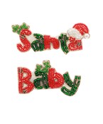 SANTA BABY HAIR CLIP SET