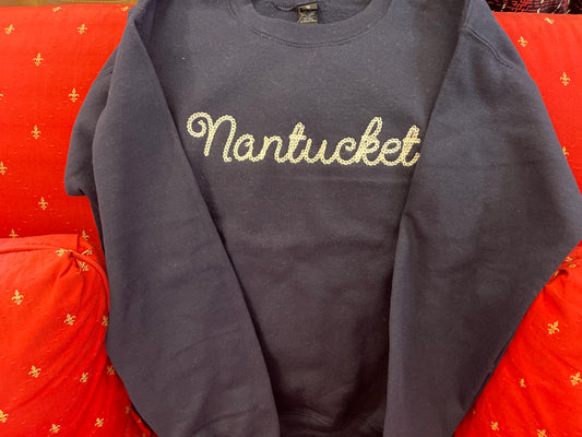 SCRIPT NANTUCKET SWEATSHIRT