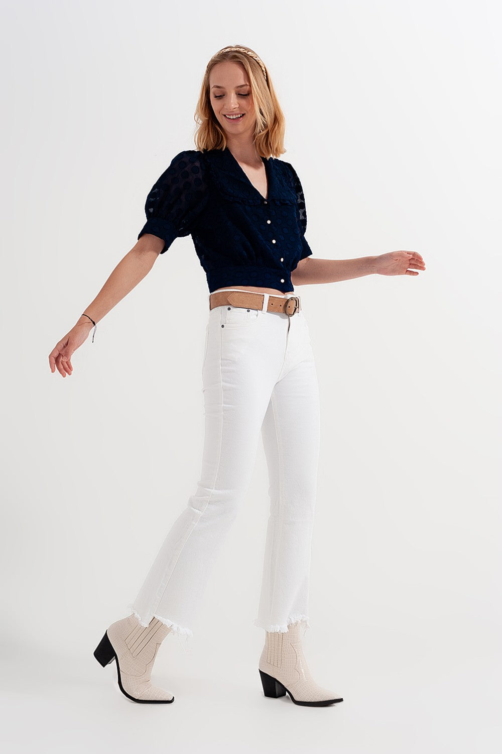CROPPED FLARE JEANS