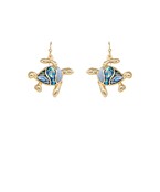 SWIMMING TURTLE EARRINGS