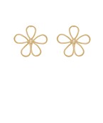 5 PETAL FLOWER WIRED EARRINGS