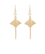 STINGRAY PEARL EARRINGS