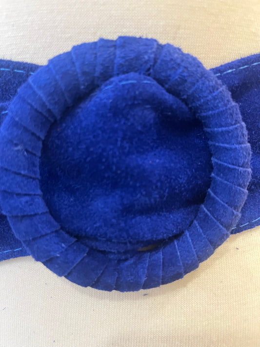 COBALT BLUE GENUINE LEATHER BELT