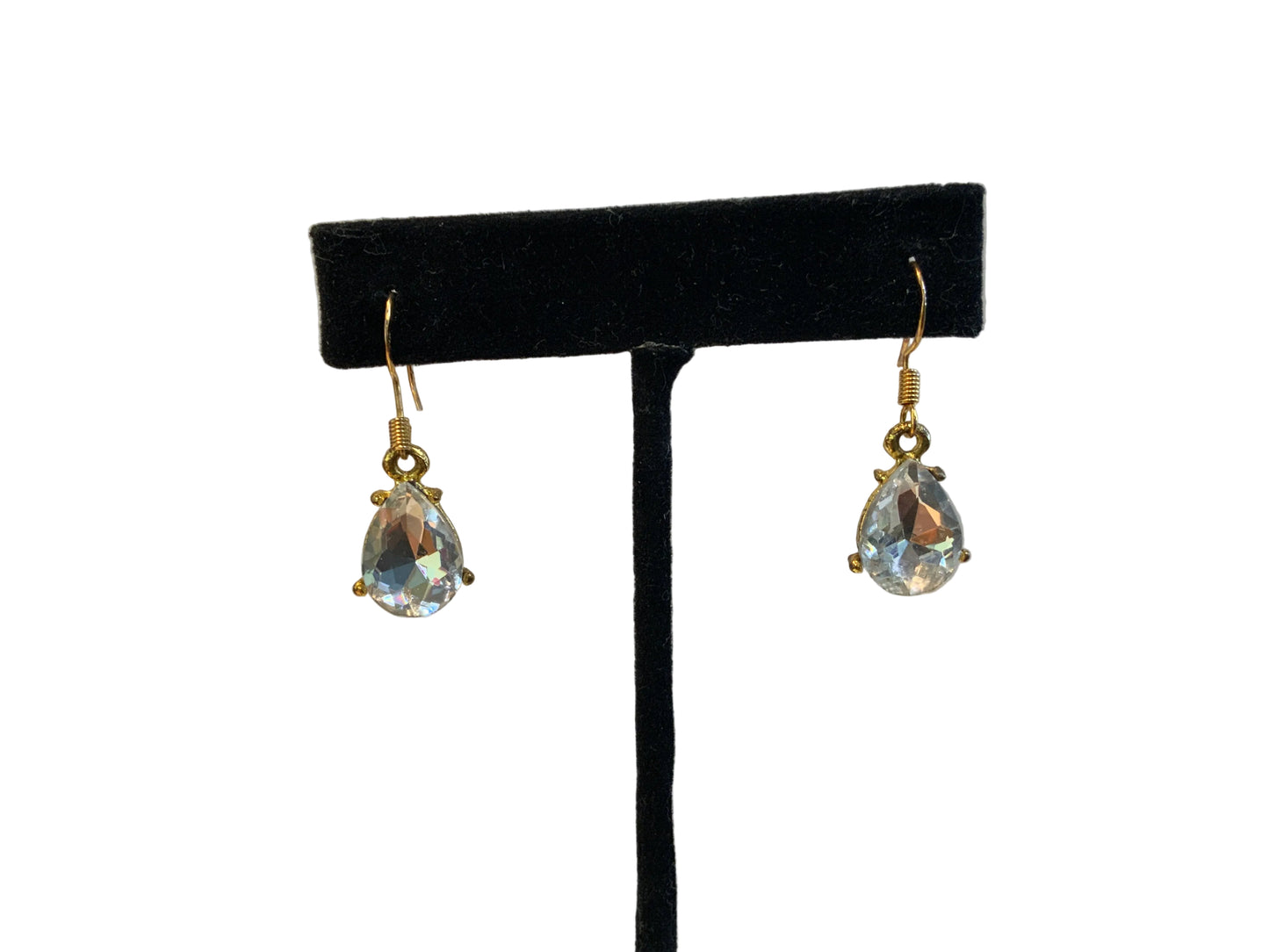 TEAR DROP CZ EARRINGS