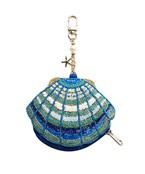 SCALLOP COIN POUCH KEY CHAIN