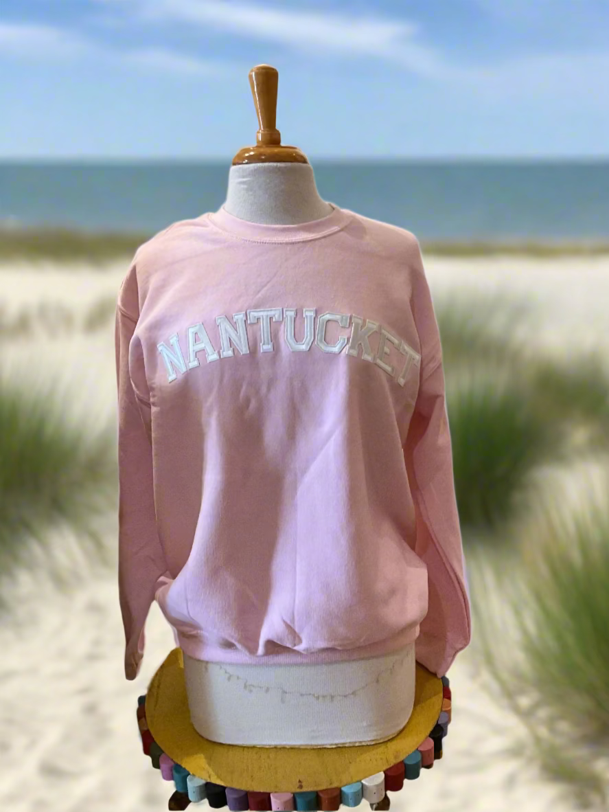 VARSITY LETTERED NANTUCKET SWEATSHIRT