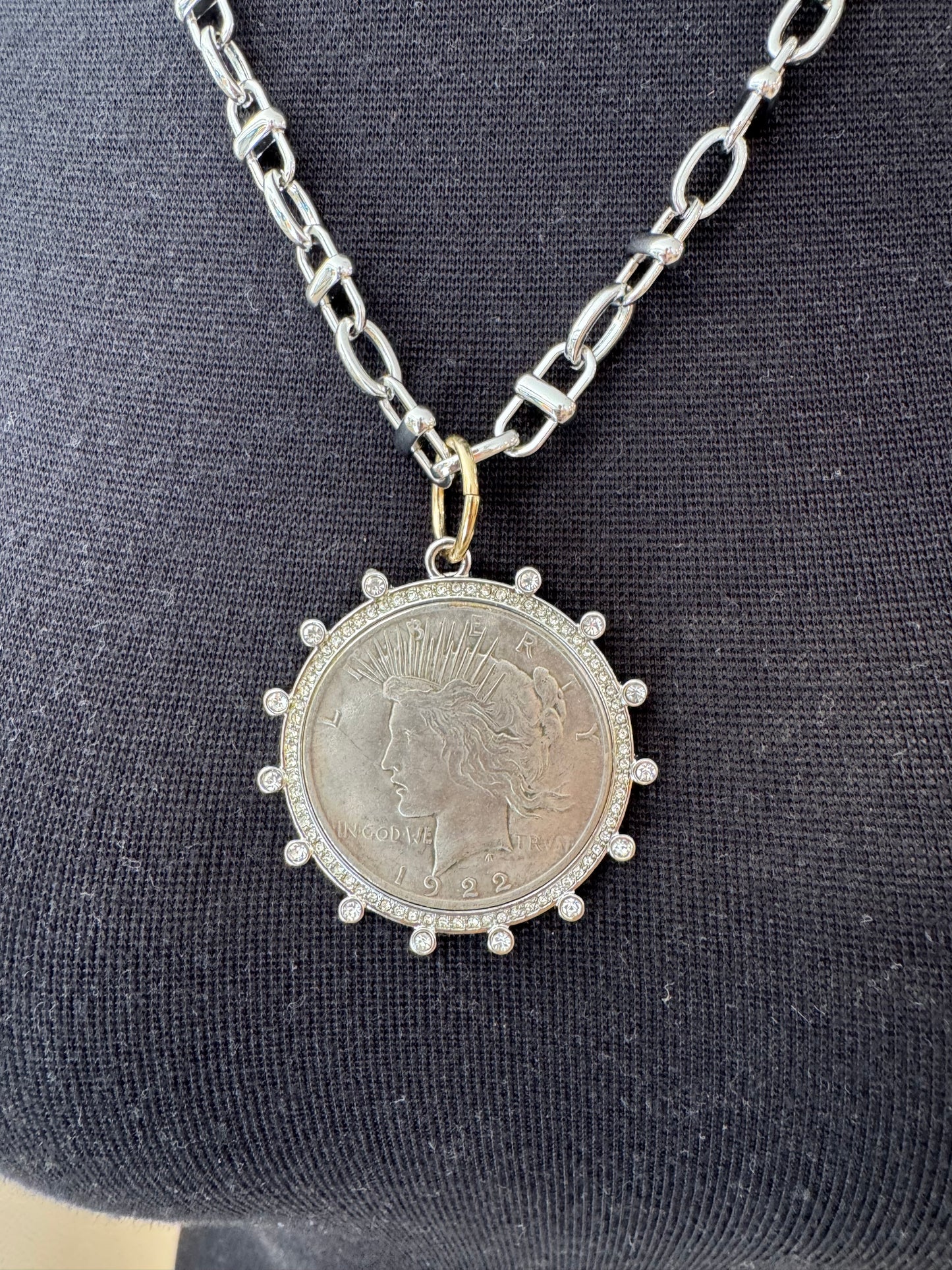 LADY LIBERTY COIN NECKLACE