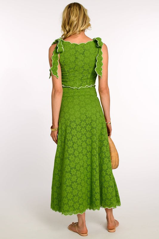 FOREST KELP MAXI SKIRT