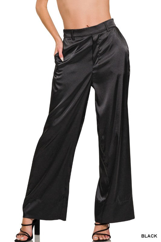 TRAVELER SATIN PANTS