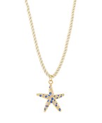 TEXTURED STARFISH CORD CHOKER