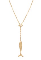 FISHY CHARM DROP Y NECKLACE