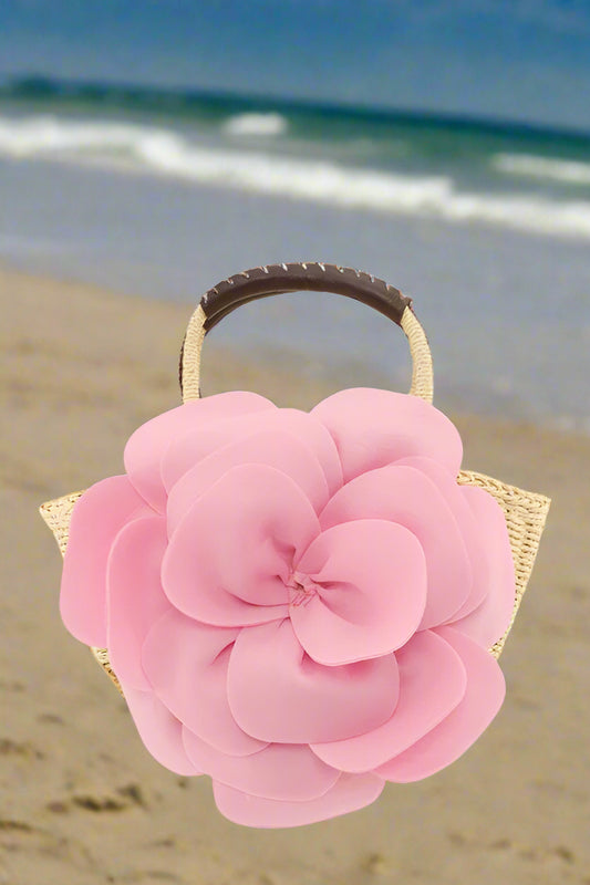 WHAT'S YOUR NAME STRAW HANDBAG