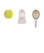 3 PIECE TENNS PIN SET