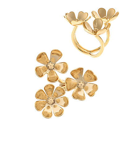 TRI-FLOWER RING
