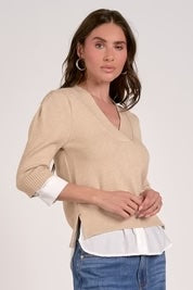 WINIFRED DOUBLE SWEATER TOP