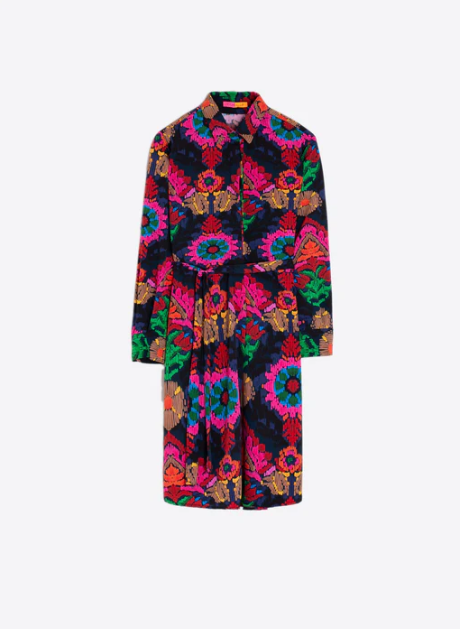 ANA SUZANY MARINO BUTTON COLLAR DRESS