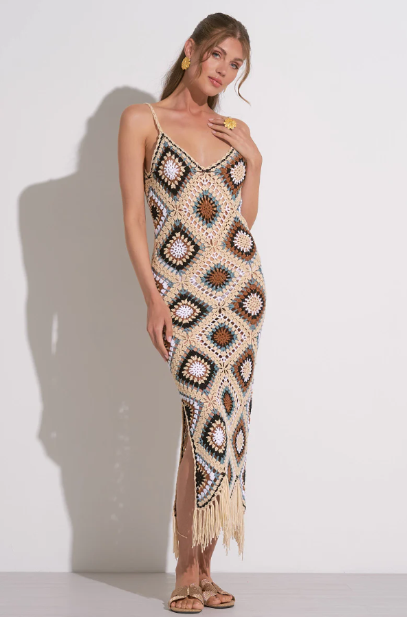MICHA'S CROCHET MAXI DRESS