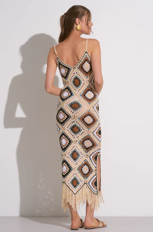 MICHA'S CROCHET MAXI DRESS