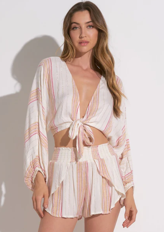 LINDSEY'S TIE TOP