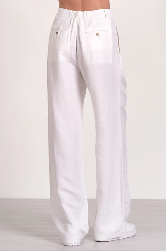TESSA'S PLEATED LINEN PANTS