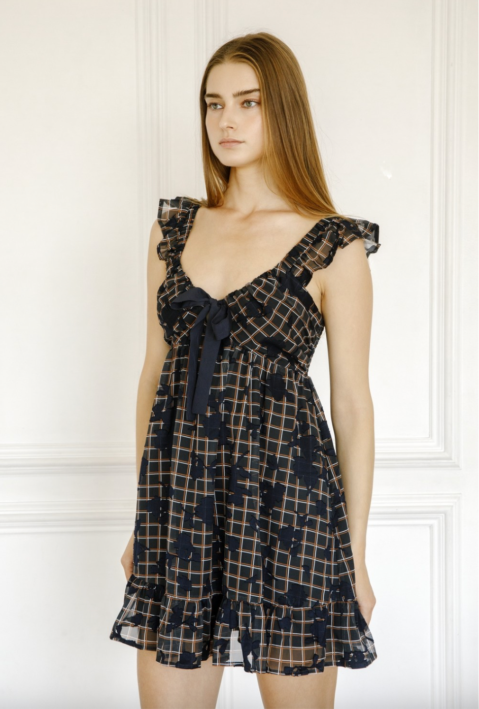 TARTAN PLAID BOW