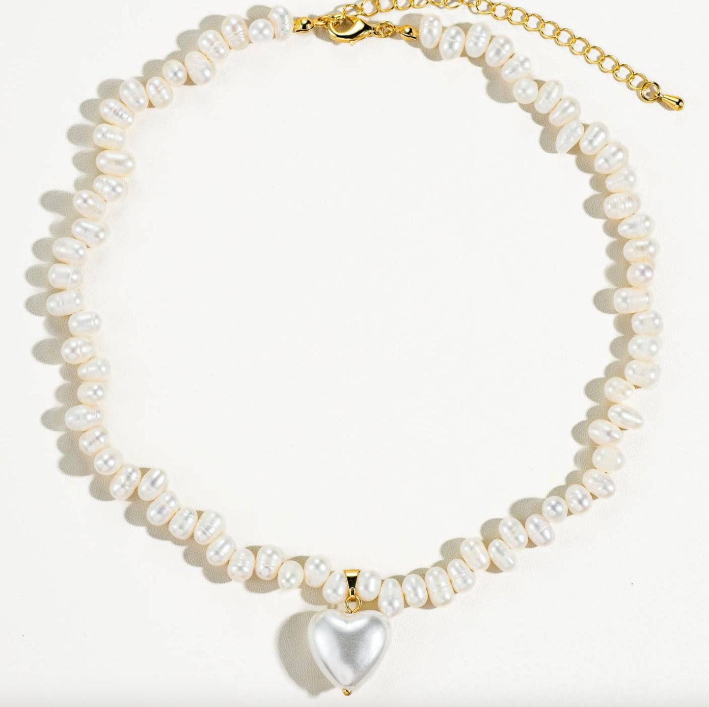 SIREN HEART PEARL NECKLACE