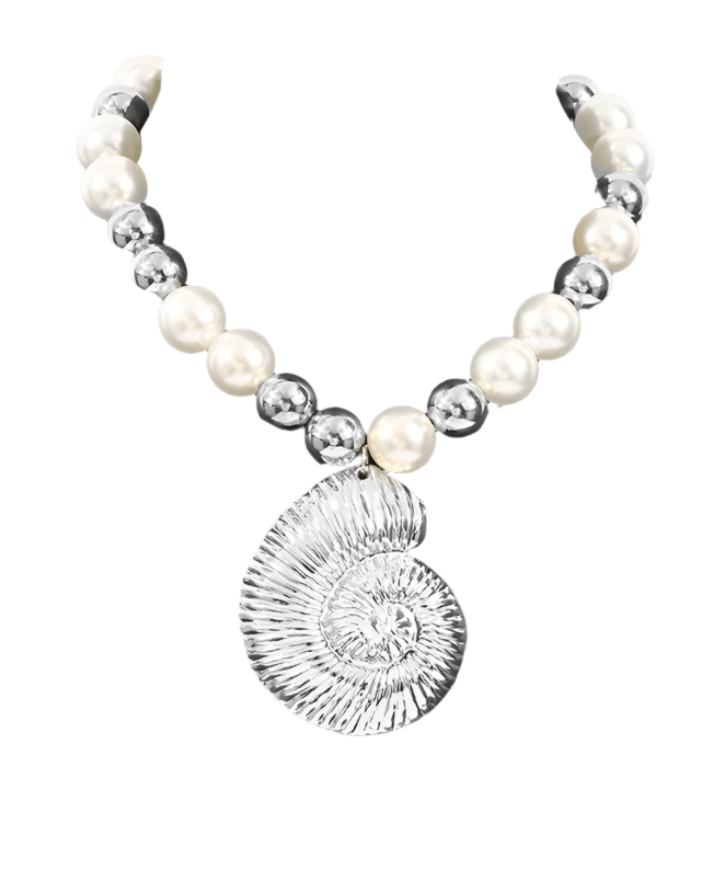 PEARL BEADFED PENDANT NECKLACE