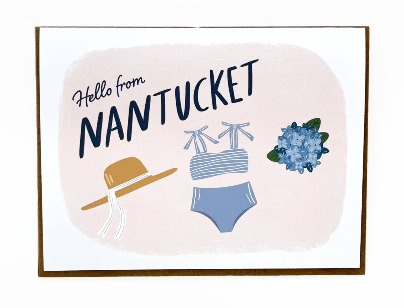 HELLO FROM NANTUCKET CARD