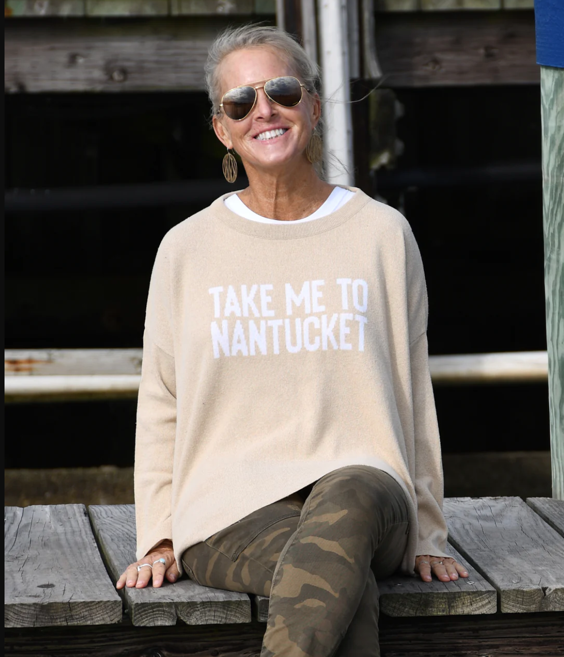 ELIN'S "TAKE ME TO NANTUCKET" SWEATER