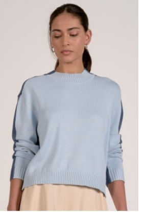 NOLAN ARM STRIPE SWEATER
